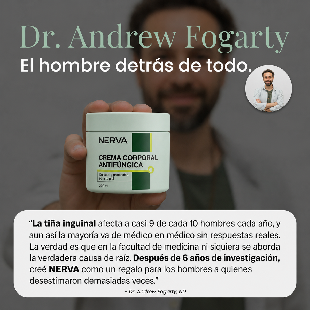 Crema Corporal Antifúngica - NERVA