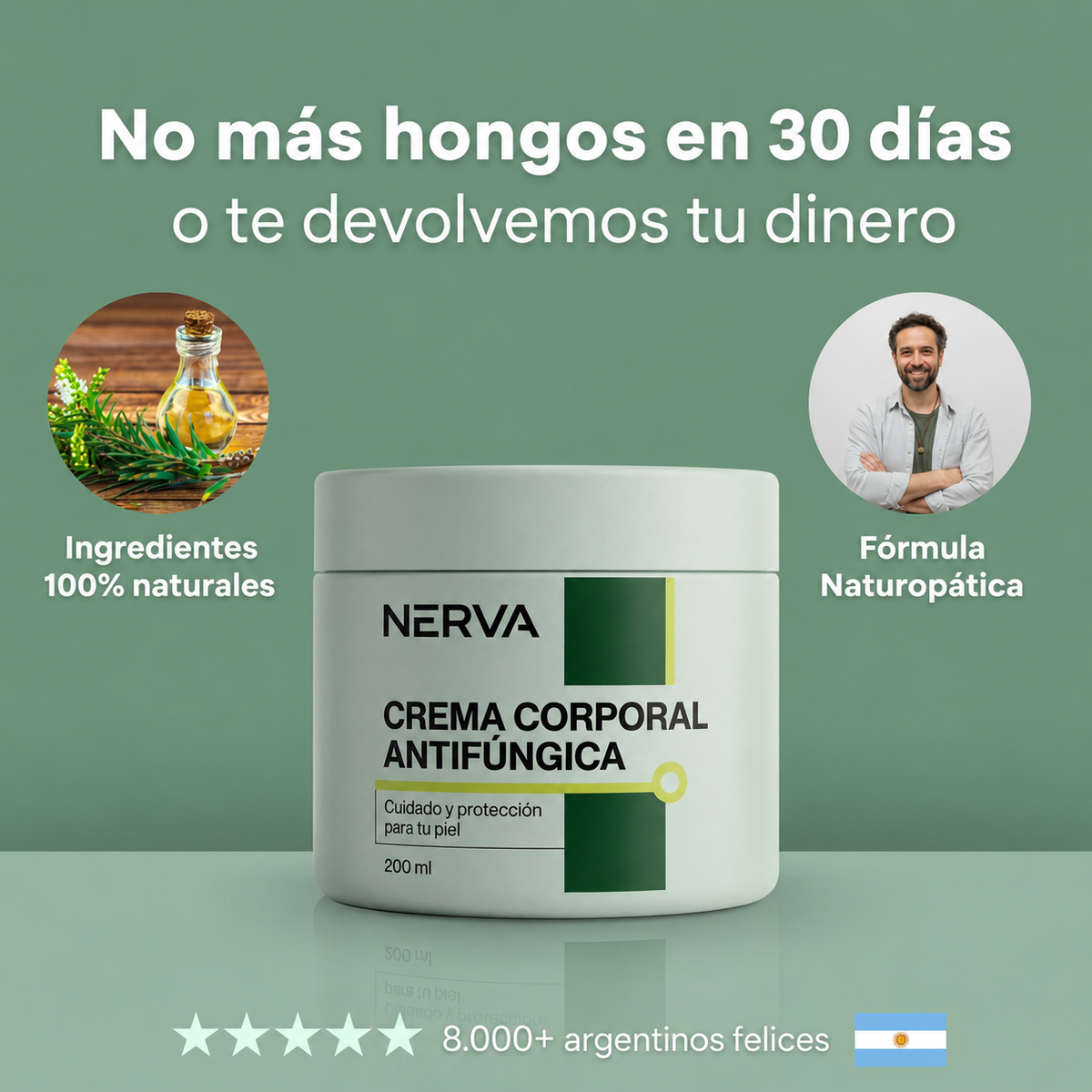 Crema Corporal Antifúngica - NERVA