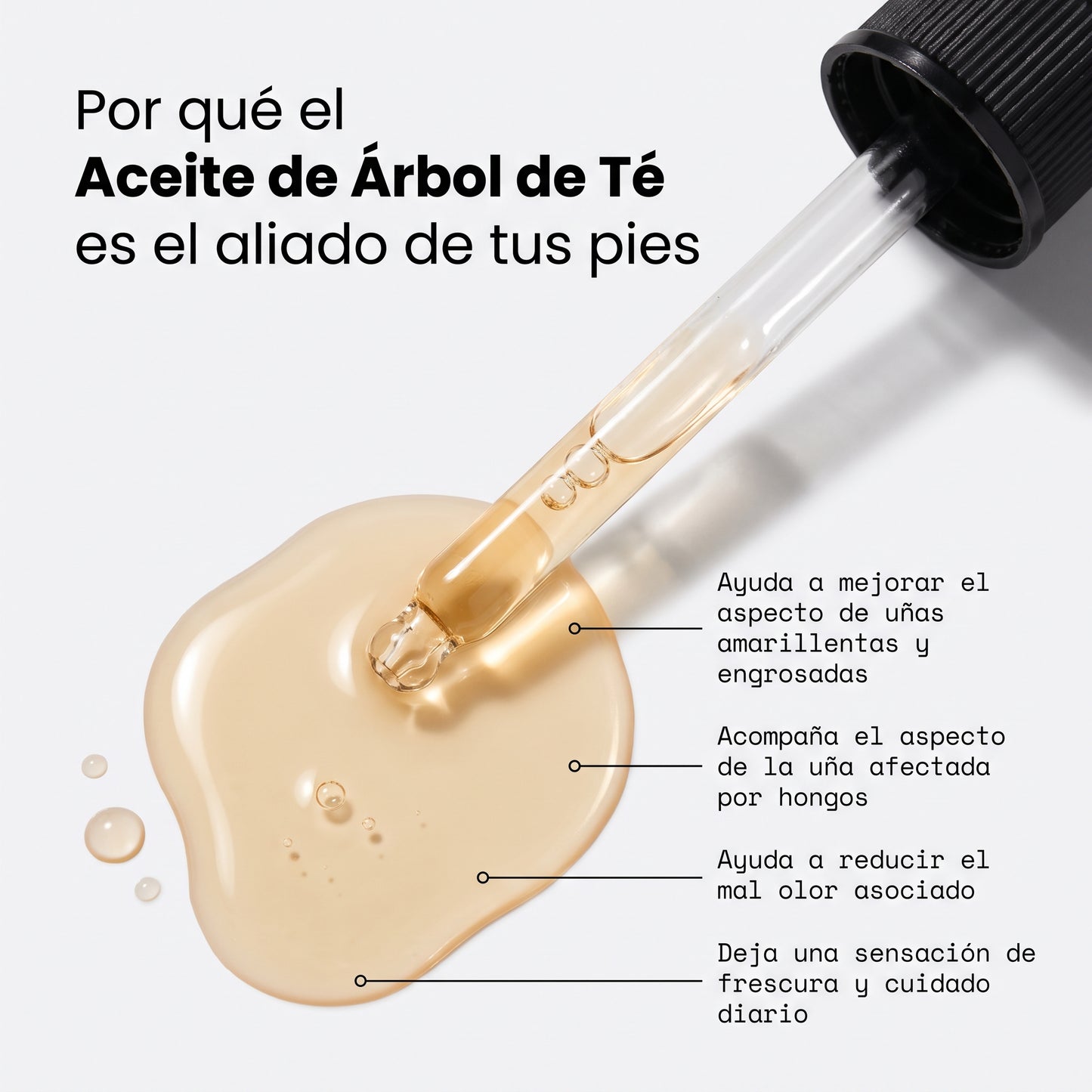 Aceite antihongos para uñas de pies